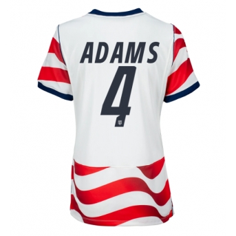 Billige Fotballdrakt Forente stater Tyler Adams #4 Replika Hjemmedrakt Dame VM 2026 Kortermet